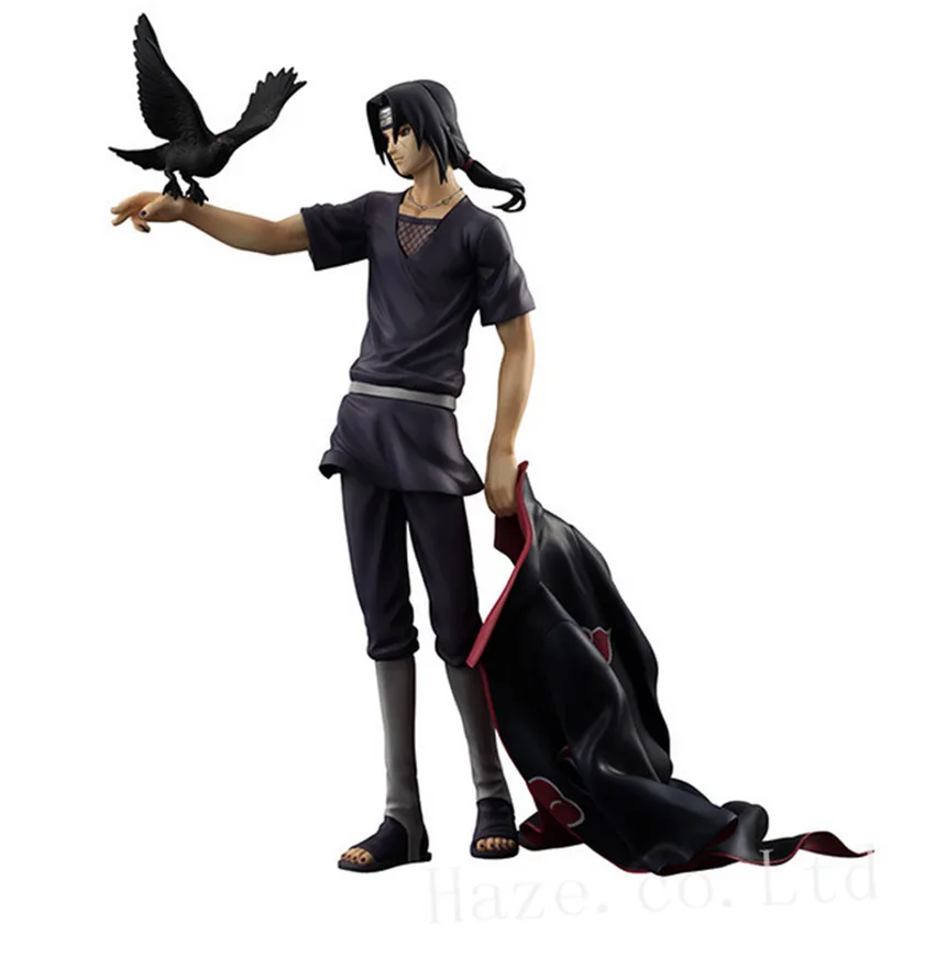 Аниме Наруто Shippuuden Itachi 23 см Окрашенные ПВХ Фигурки фигурки в коробке|action figure|pvc
