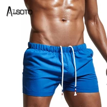 Летний стиль, мужские шорты, спортивные, сексуальные, одноцветные, боксеры, для серфинга, быстросохнущие, для серфинга, бегунов, для спортзала, боксеры, шорты, купальники, купальные костюмы