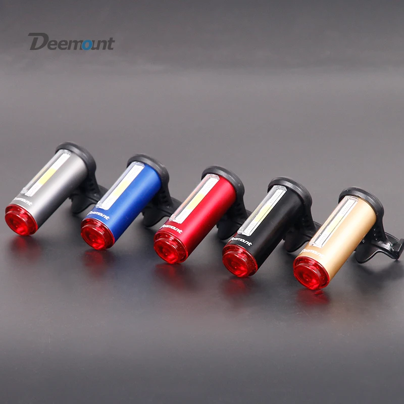 Cheap Deemount Hot New Bicycle Tail Light 3 Colors in 1 Lamp LED COB Visual Warning Bike Rear Lantern 100LM 850aAH Rechargeable 2 Cheap Deemount Hot New Bicycle Tail Light 3 Colors in 1 Lamp LED COB Visual Warning Bike Rear Lantern 100LM 850aAH Rechargeable 2