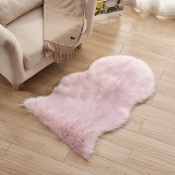 

Artificial Sheepskin Hairy Plush Carpet Fur Rugs For Living Room Bedroom Mats Skin Long Fluffy Soft Chair Cover Warm Area Rugs