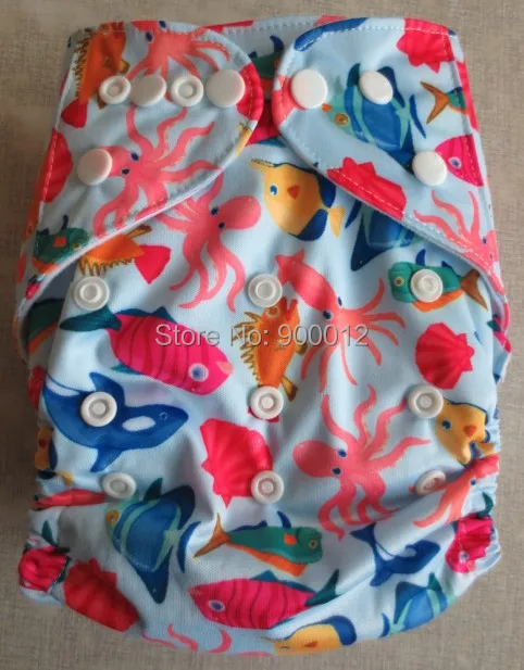 

Naughty Baby Ajustable Washable Reusable Cover baby cloth diaper nappies 1 PCS + 1PCS insert 30 Color For Choosen