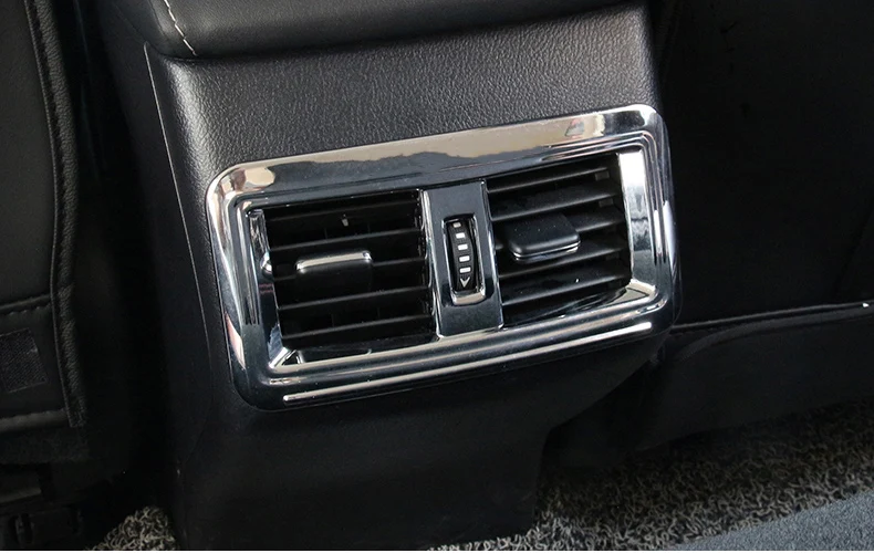 Автомобильный Стайлинг задний Кондиционер vent декоративная рамка отделка воздуха на выходе полосы для Lexus NX200 NX300 200 T 300 H