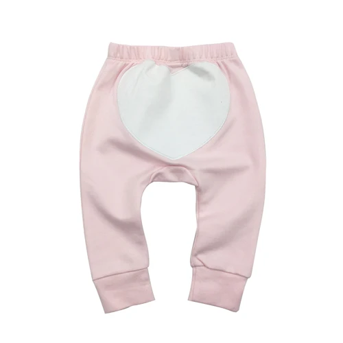 Штаны для малышей штаны-шаровары для новорожденных мальчиков и девочек хлопковая серая одежда с героями мультфильмов для малышей от 6 до 24 месяцев - Цвет: Розовый