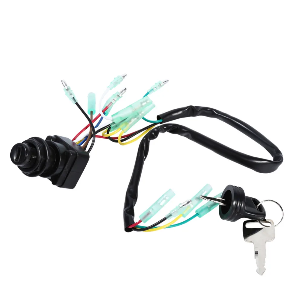 

Ignition Main Switch Assy With Switch Key for Yamaha Outboard Motor Control Box Control box ignition switch main switch assembly