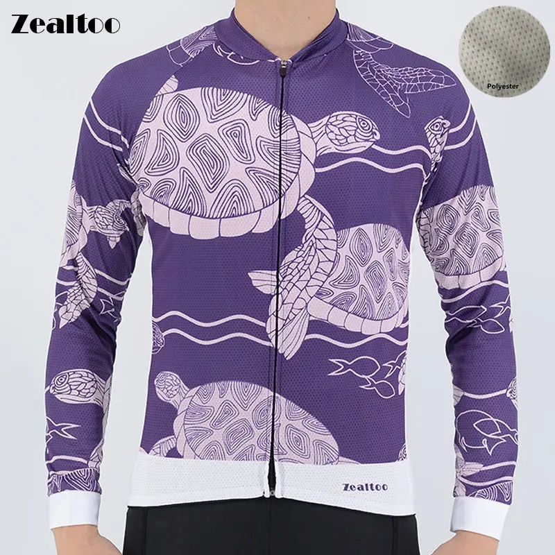 spring Autumn jersey Зимняя Теплая Флисовая профессиональная велосипедная Джерси с длинными рукавами, велосипедная одежда из полиэстера Roupa De Ciclismo, весенняя одежда для велоспорта - Цвет: spring Autumn jersey