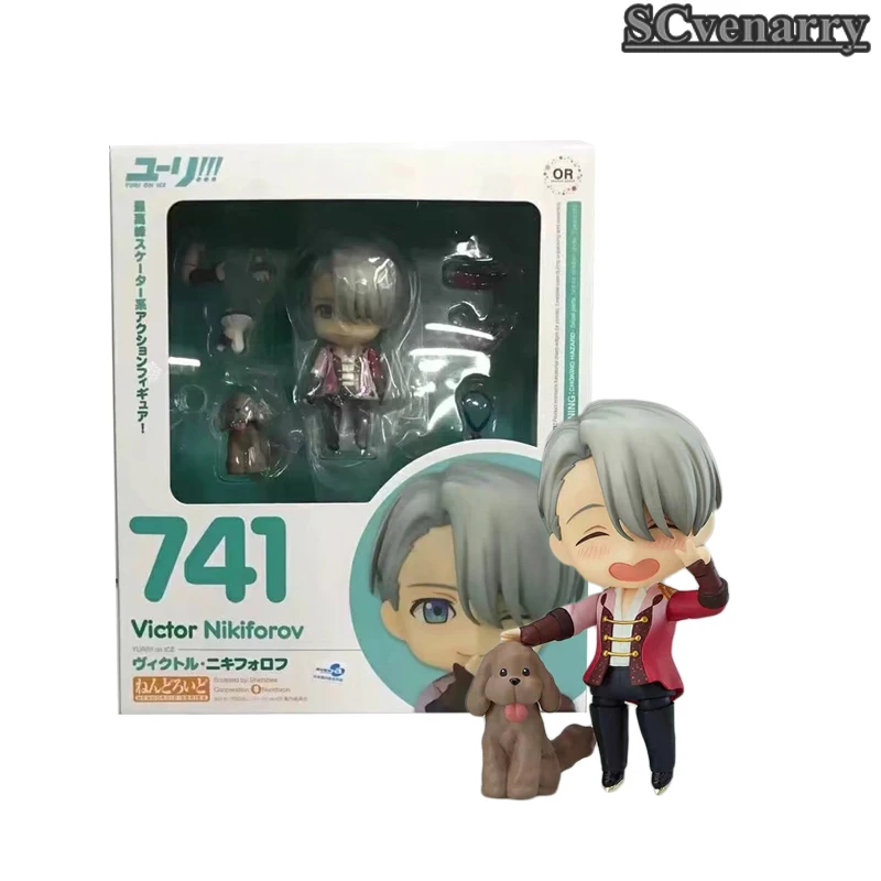 741 # Nendoroid Виктор Никифоров аниме мультфильм фигурку ПВХ фигур коллекция игрушек