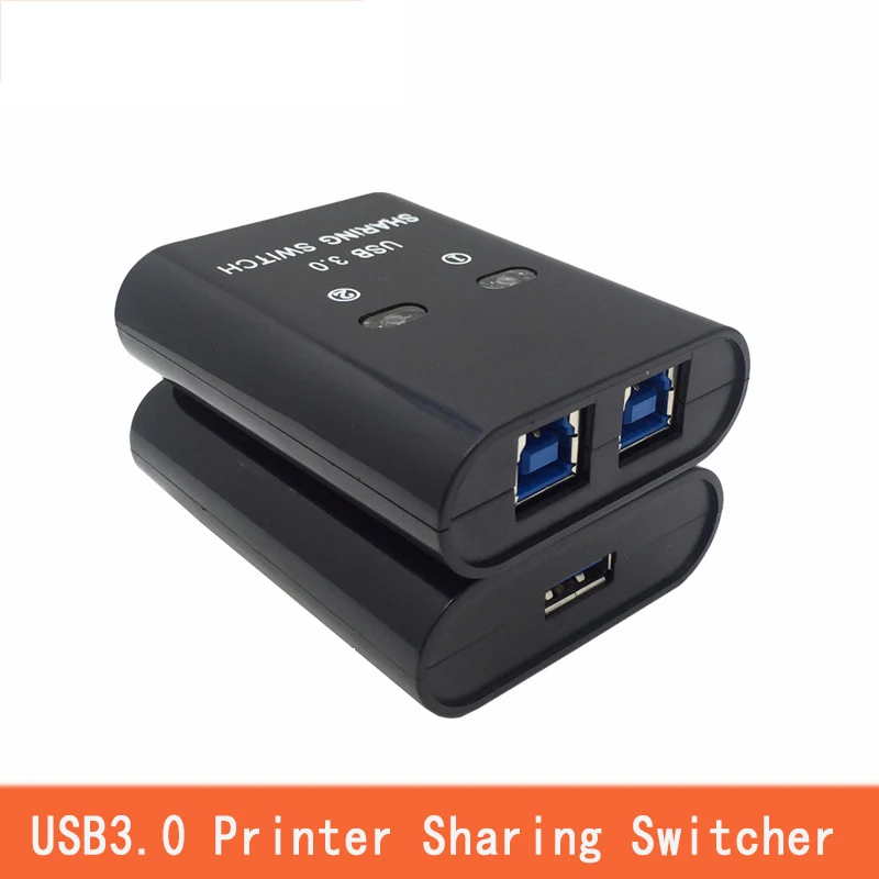 2 Port USB3 0 Switch Printer selector two computers switch using a usb3 0 interface device 1