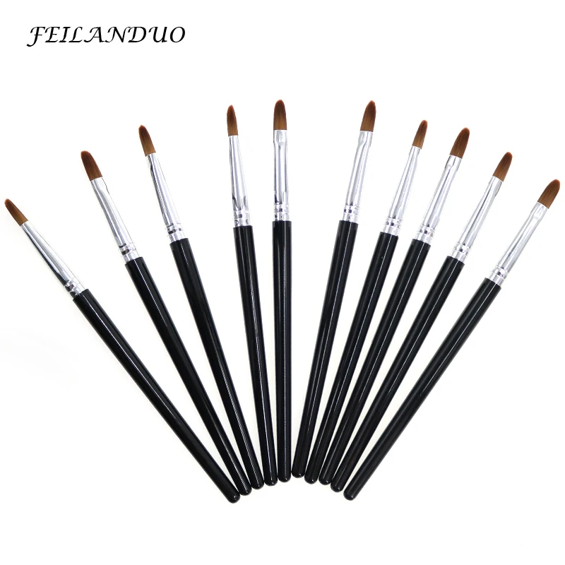 

10Pcs Gray Wool Fiber Makeup Brush Set Professional Powder Foundation Blusher Eye Shadow Contour Makeup Brush Set Cosmetic Pouch