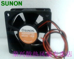 Ventilador de refrigeración, inversor de servidor Original para Sunon KD2406PTS3 24V 1,6 W 6CM 6025