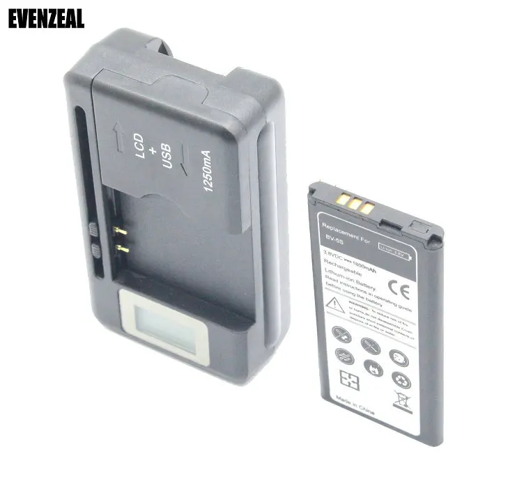 EVENZEAL LCD зарядное устройство + 1 Сменный аккумулятор для телефона Nokia X2 X2DS RM 1013 1013X X