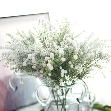 Белые дышащие цветы Гипсофилы для младенцев, искусственные Гипсофилы, сделай сам, Цветочные букеты для свадьбы, домашнего декора