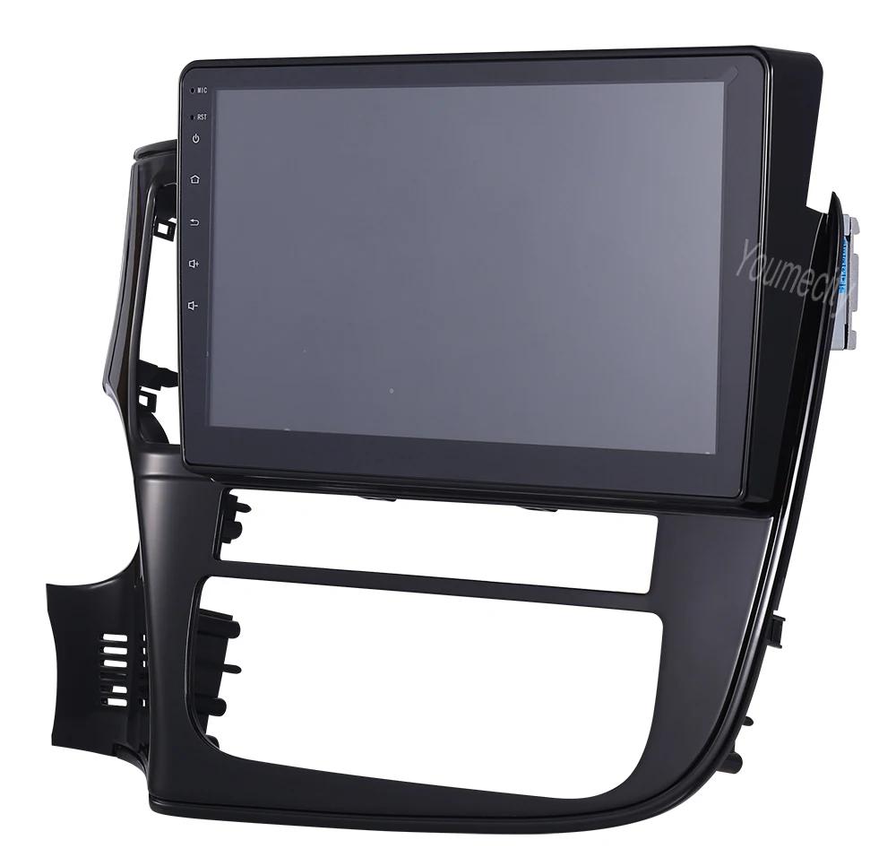 Cheap Octa Core 32G ROM Android 8.1 Car dvd gps player for Mitsubishi Outlander 2014-2018 video Stereo Audio navigation wifi RDS SWC 2