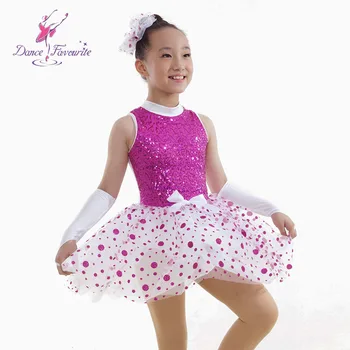 

Hot selling stretch polyester with bright matching sequins and matching lycra with the top sequin tulles child ballet tutu