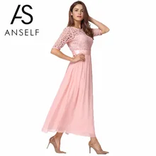 Кружевное платье размера плюс 3XL 4XL 5XL, женское шифоновое платье, длинные платья, тонкие элегантные женские вечерние платья макси для вечеринок, Женская Клубная одежда