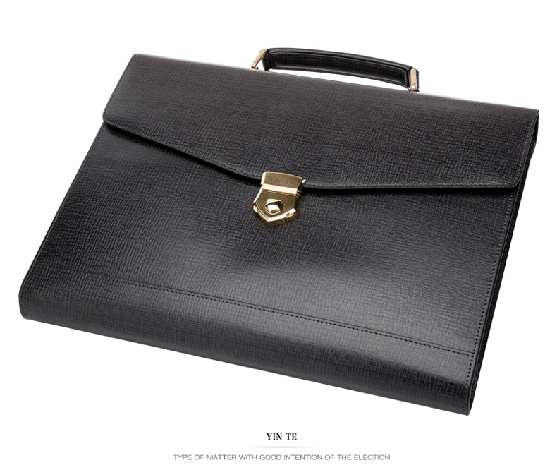 YINTE, мужской кожаный портфель, сумка-мессенджер, сумка для ноутбука, портфель для офиса, сумка для учителя, бизнес, жесткие сумки, портфель, T8570-4