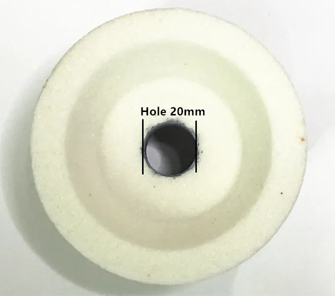 grinding abrasive wheel Jrealmer 1pcs Cup-shaped Dia70/100/125mm White corundum grinding wheel White corundum