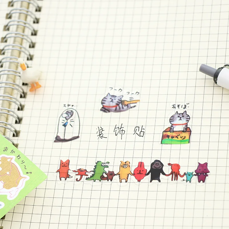3 листа/3 шт. детские наклейки с мультяшными животными|stationery products|stationery stationerystationery