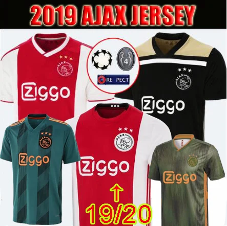 19 20 Dutch champion Ajax soccer Jersey ZIYECH SCHONE 2019 2020 Ajax jersey soccer T-Shirt size S-2XL