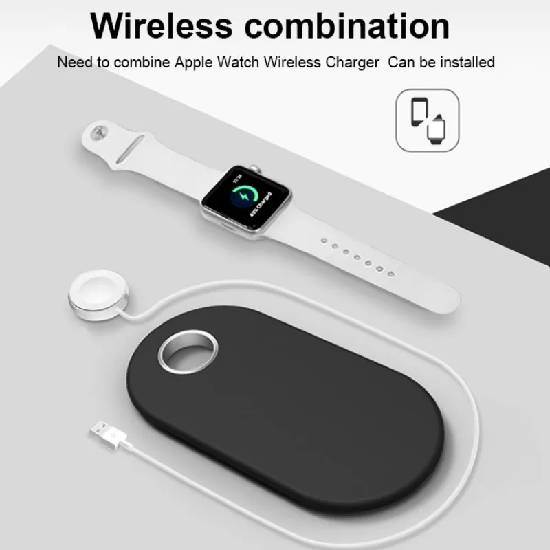 

2 Iin 1 Qi Wireless Charger Fast Charging Pad For iPhone 8 X Samsung S9/S9+ For Apple Watch Airpower