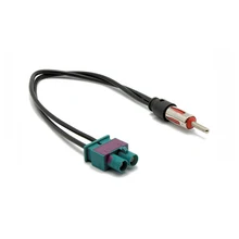 Adaptador de Antena de Radio de coche Para AUDI SEAT SKODA VW BMW FORD Auto Estéreo Cable de Antena Adaptador de Enchufe Del Conector