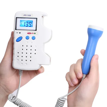 

Fetal Doppler Fetal Heart Rate Detection Device Easy to use for Home FHR Portable Ultrasonic Diagnostic Baby LCD Screen