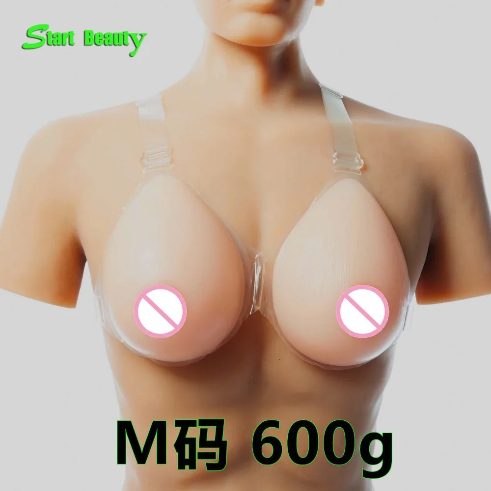 ФОТО Free shipping Fashion B Cup Boob Forms Silicone Fake Breast Enhancers Pads vagina for crossdresser With Nipple 600g/pair