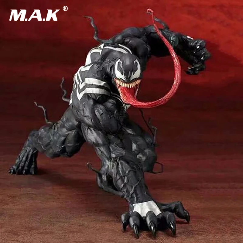 

BOXED 16cm Anime figure The Avengers Amazing Spiderman Venom Figure Toy 1/10 Figure Model Display Toy Collection Gift