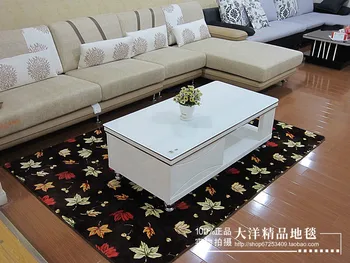 

Water wash rustic polyacrylonitrile fiber carpet brief living room carpet bedroom carpet bed rug customize
