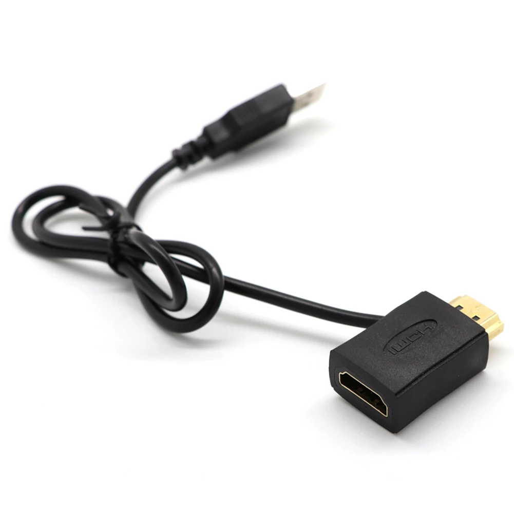 OPQ-Hdmi папа-мама разъем+ USB 2,0 кабель зарядного устройства разделитель адаптер удлинитель