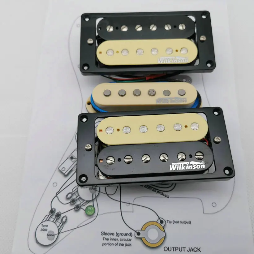 Wilkinson WVH Alnico5 звукосниматели SSH Humbucker Eleciric гитарные звукосниматели 1 комплект