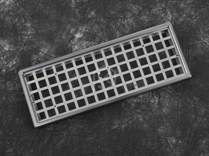 Анодированный алюминиевый чехол для xd75re xd75 60% пользовательские клавиатуры акриловые панели акриловый диффузор может поддерживать поворотный скоба - Цвет: XD75 Grey Ver2.0 x1
