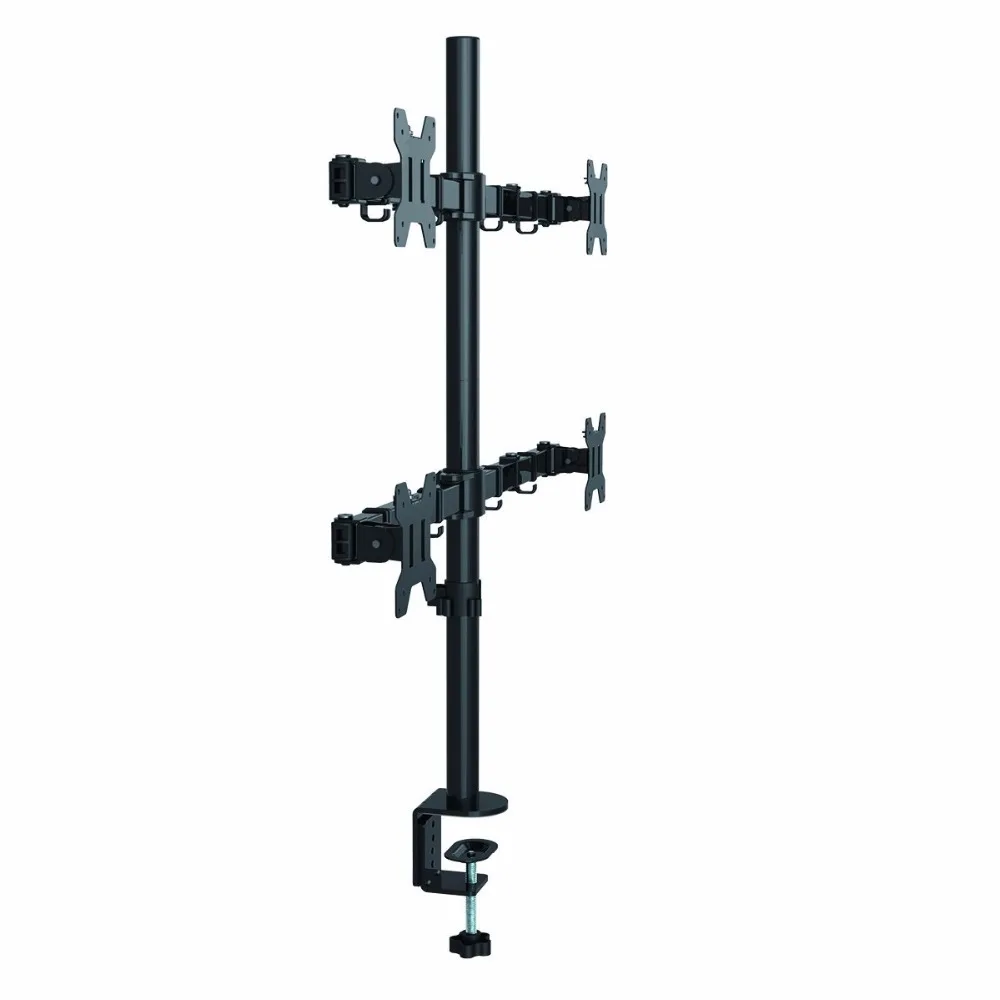 suptek Quad Arm LCD LED Monitor Stand Desk Mount
