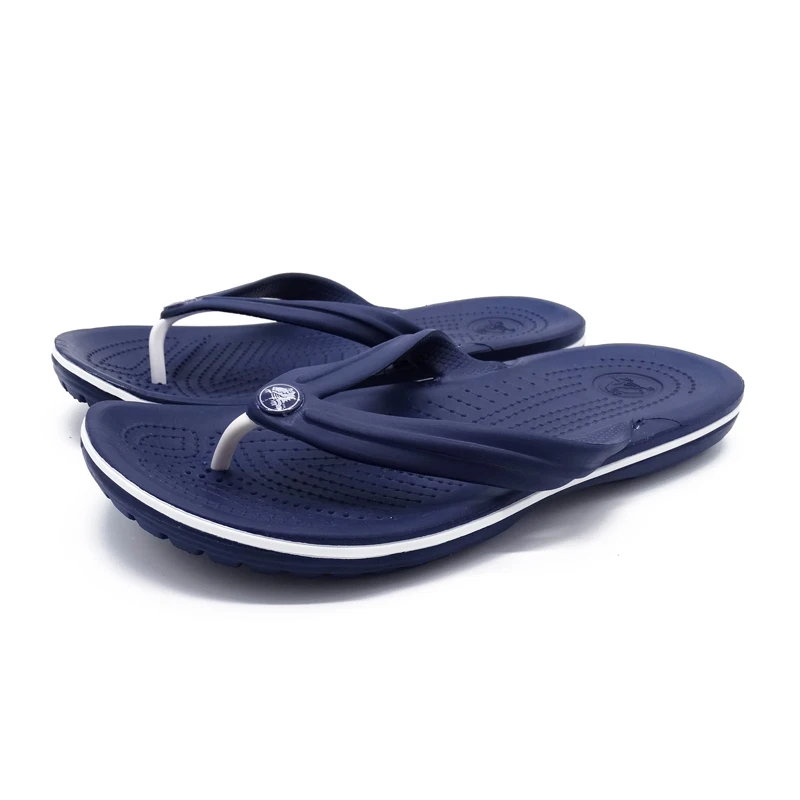Unisex CROCS White Beach Sandals Summer Male Female Blue Crocs-shoes Comfortable Sandals Outdoor Flip Flops For Summer