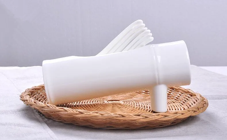 Многофункциональный bone china кухонные принадлежности креативный бамбуковый держатель для палочек без подставки керамическая подставка под ложку с дренажным отверстием