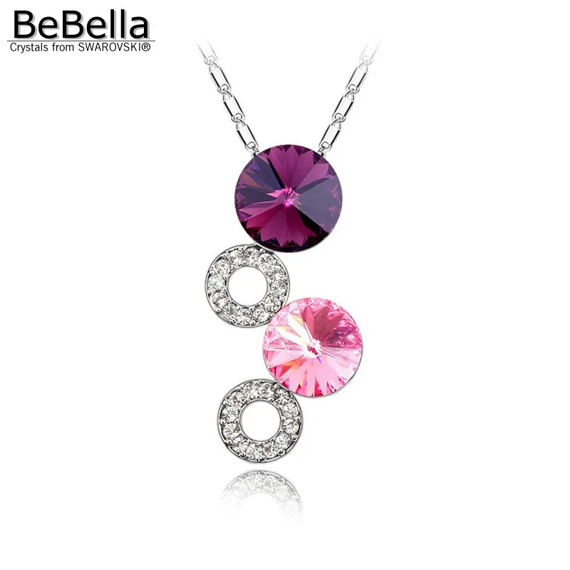 BeBella fantasy bubble кулон ожерелье сделано с кристаллами от Swarovski для женщин модные