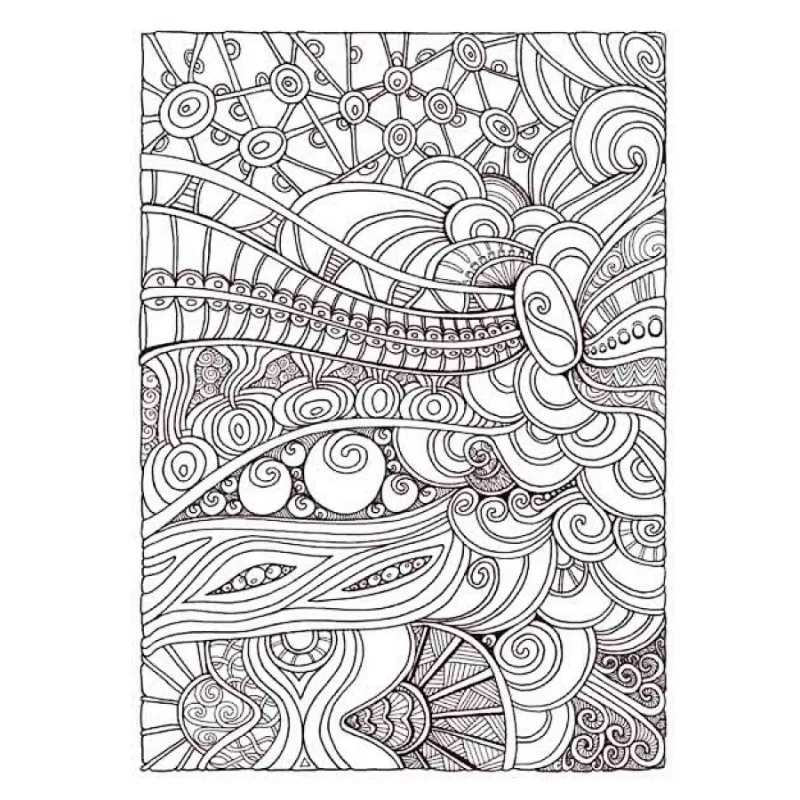 Entangled Coloring Book Antistress For Adult Relieve Stress Art Painting Drawing Graffiti Gift Colouring Books Hot In From Office
