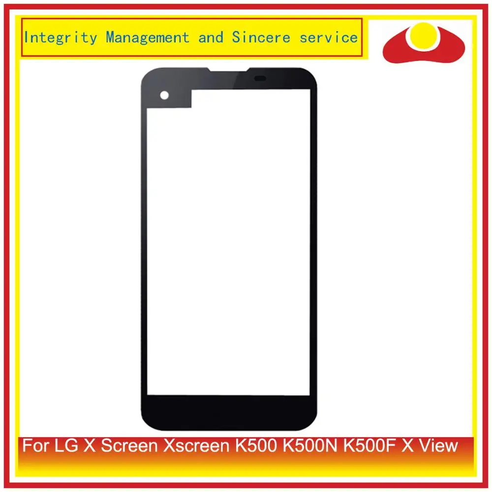

ORIGINAL For LG X Screen Xscreen K500 K500N K500F X View K500DS Touch Screen Panel Front Outer Glass Lens K520 LCD Glass Black