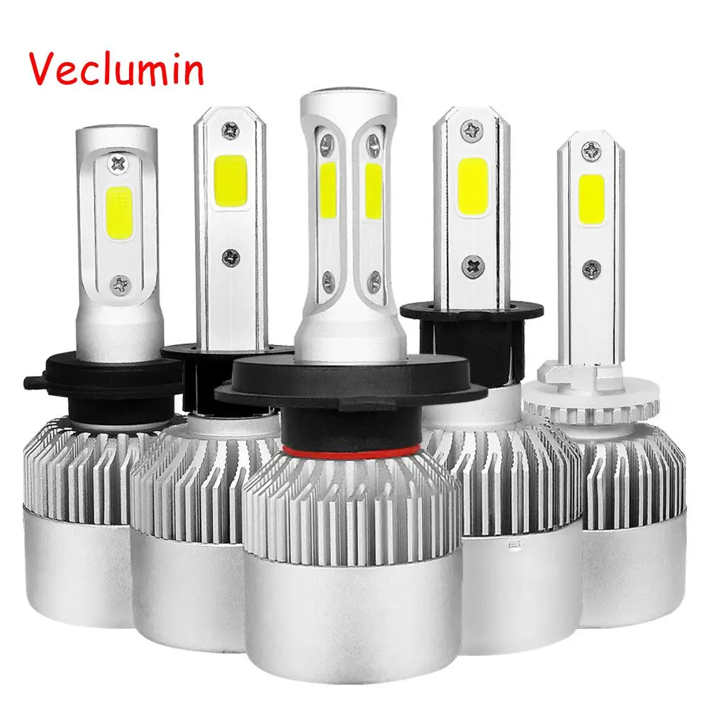 

S2 Car Lights LED H7 H11 H1 H3 H13 9004 9007 9005 HB3 9006 HB4 9003 H4 HB2 LED Headlight Bulb 12V 6000K 8000LM Auto Lamp