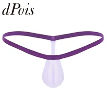 Гей мужское нижнее белье SISSY низкая посадка кружева прозрачная выпуклость мешок открытая спина бикини стринги Т-образное нижнее белье Homme сексуальные трусы