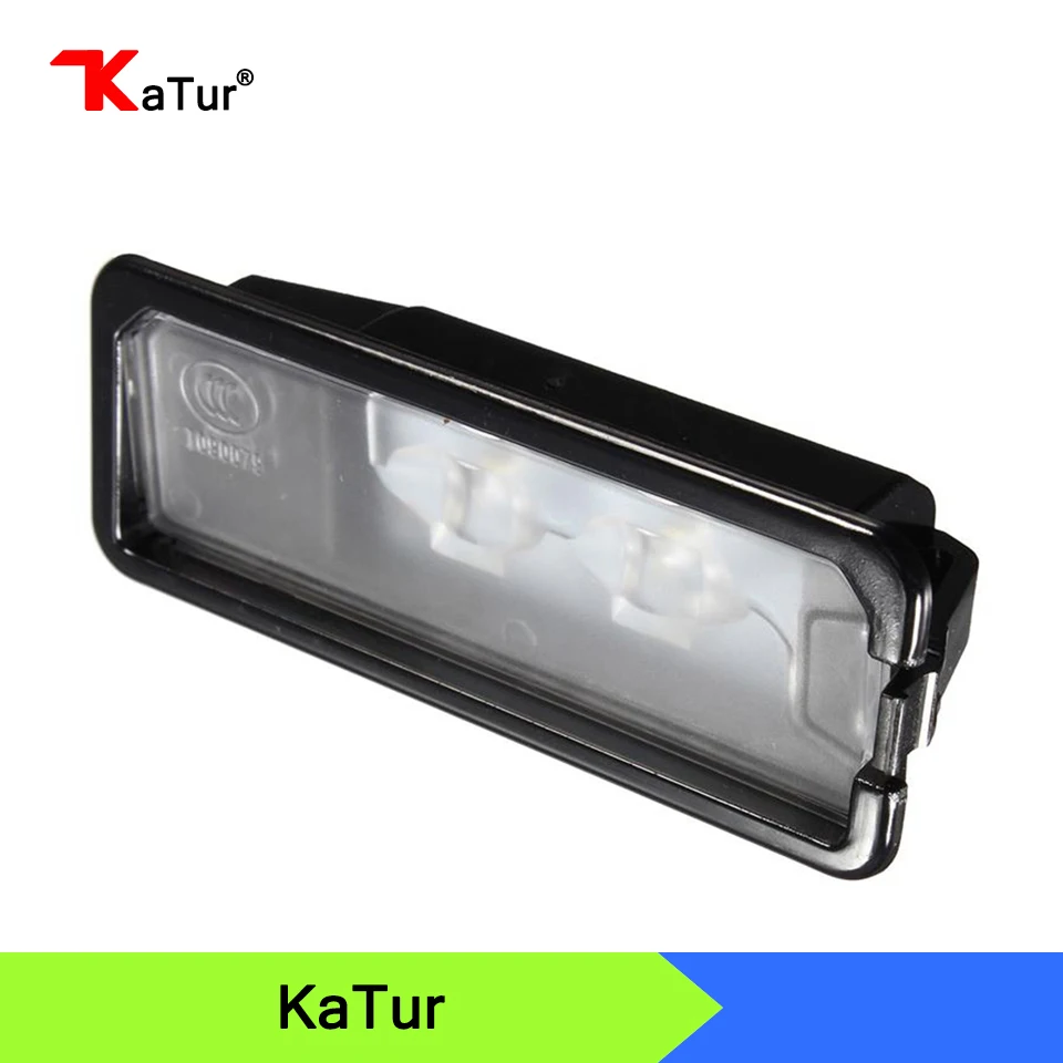 1 Set DC12V New Car LED License Plate Light Lamp For VW /Golf MK6 MK7