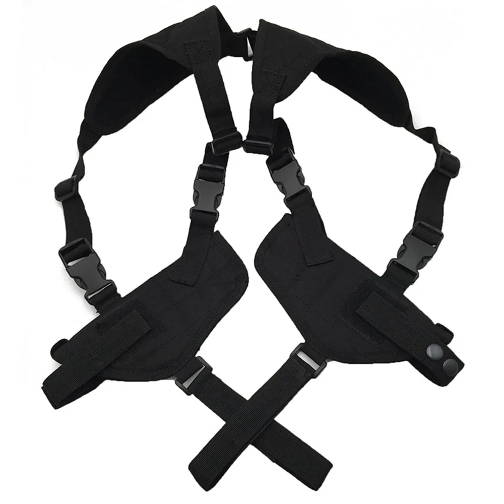 

Tactical Double Shoulder Strap Gun Holster Concealed Carrry Adjustable Pistol Bag for Hunting Glcok 17 19 1911 M92