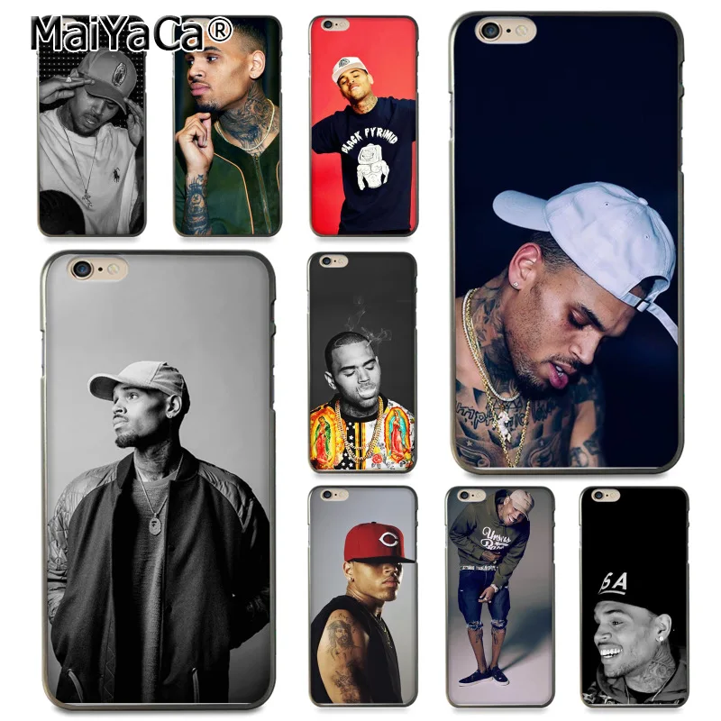 

MaiYaCa Popular Man Chris Brown Breezy Coque Shell Phone Case for Apple iPhone 8 7 6 6S Plus X 5 5S SE 5C Cover