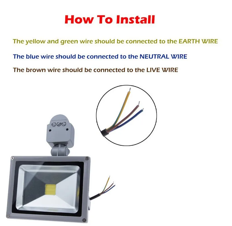 Motion sensor led floodlight 5