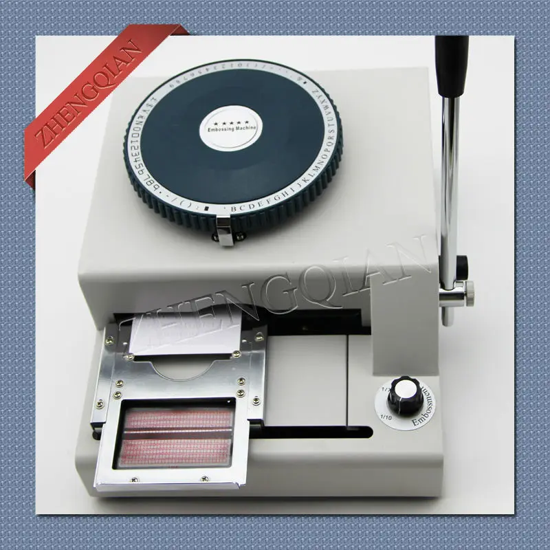 Ручной пресс-машина для карт из пвх 68 символов