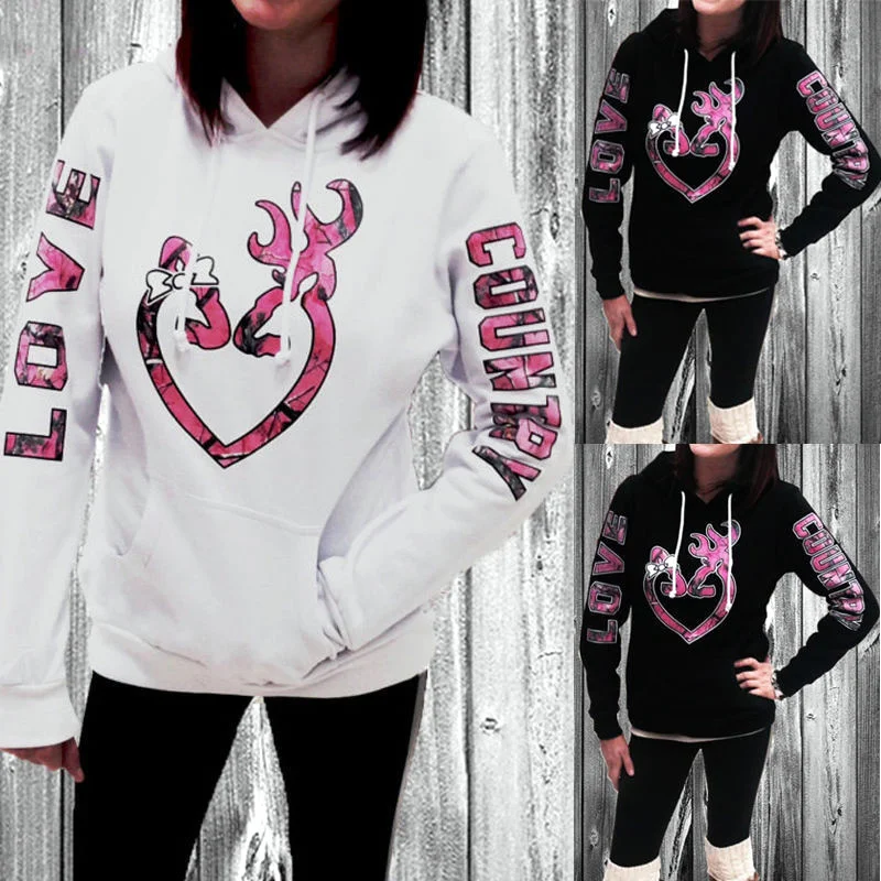Women Printing Oversized Sweatshirt Female Autumn Korean