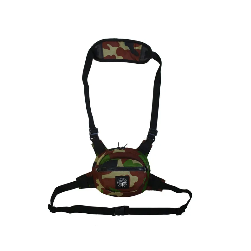 Тактическая круглая нагрудная сумка, мужская, регулируемая, посылка, хип-хоп стиль, уличная, функциональная, сумка на плечо, для путешествий, телефона, поясная сумка - Цвет: camouflage