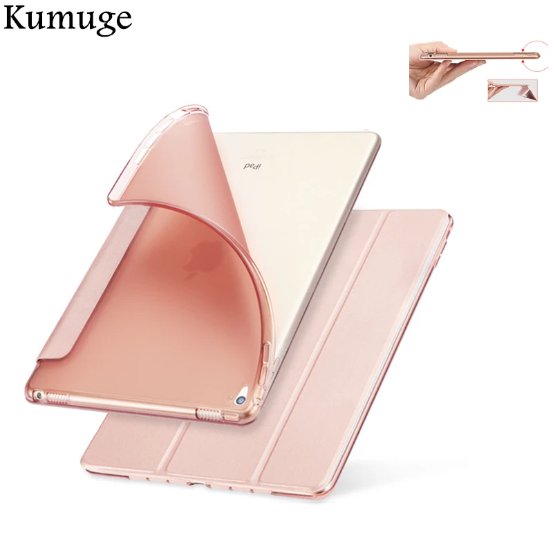 

Case for iPad Air 2 /1 PU Leather Front Cover+TPU Silicone Back Cover for iPad 5 6 Flip Stand Protect Tablet Case Capa Para