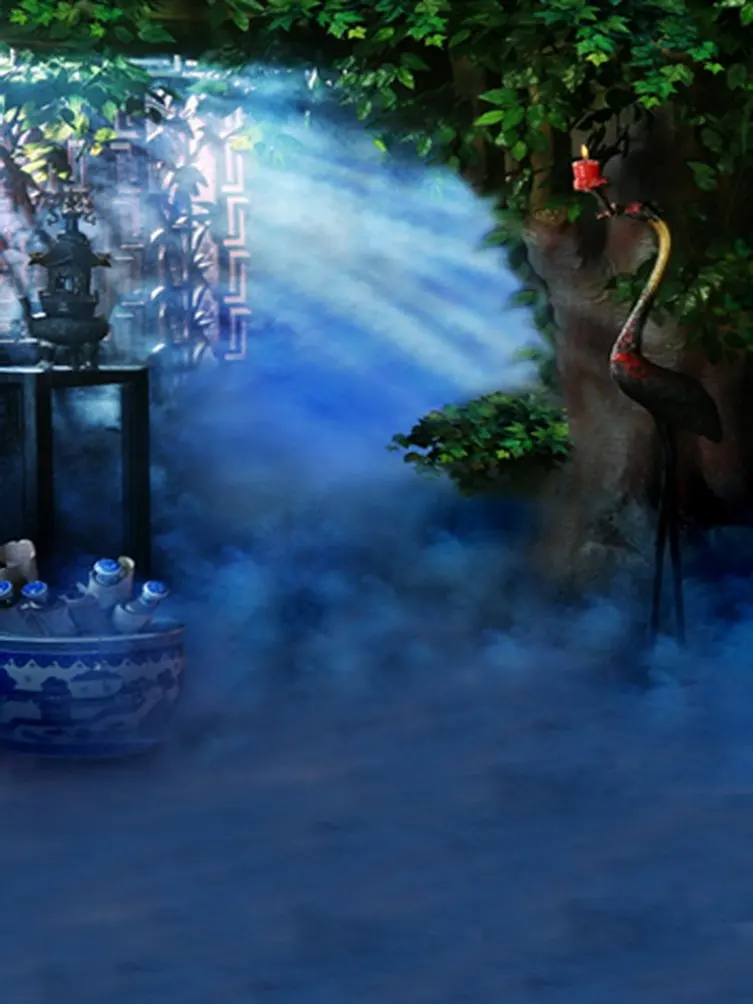 

5x7ft Tree Frog Candle Photography Backdrops Photo Props Studio Background