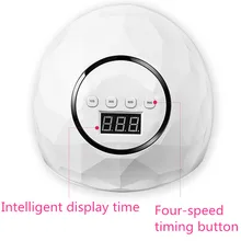 Бренд 72 Вт УФ светодио дный лампа для ногтей сушилка машины лечение все типы пальцы ногти гель польский УФ лампа Ice лампы Маникюр ЕС/США Plug