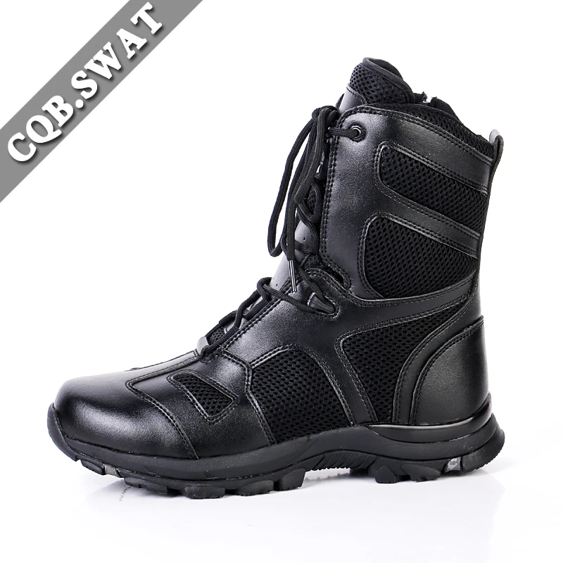De Zd Sólidos Tático Exército Preto Malha Do Combate Militares Vento Verão Dos 2018 Frio Cqb Botas 103 up Swat Lace Homens 4Y7aT